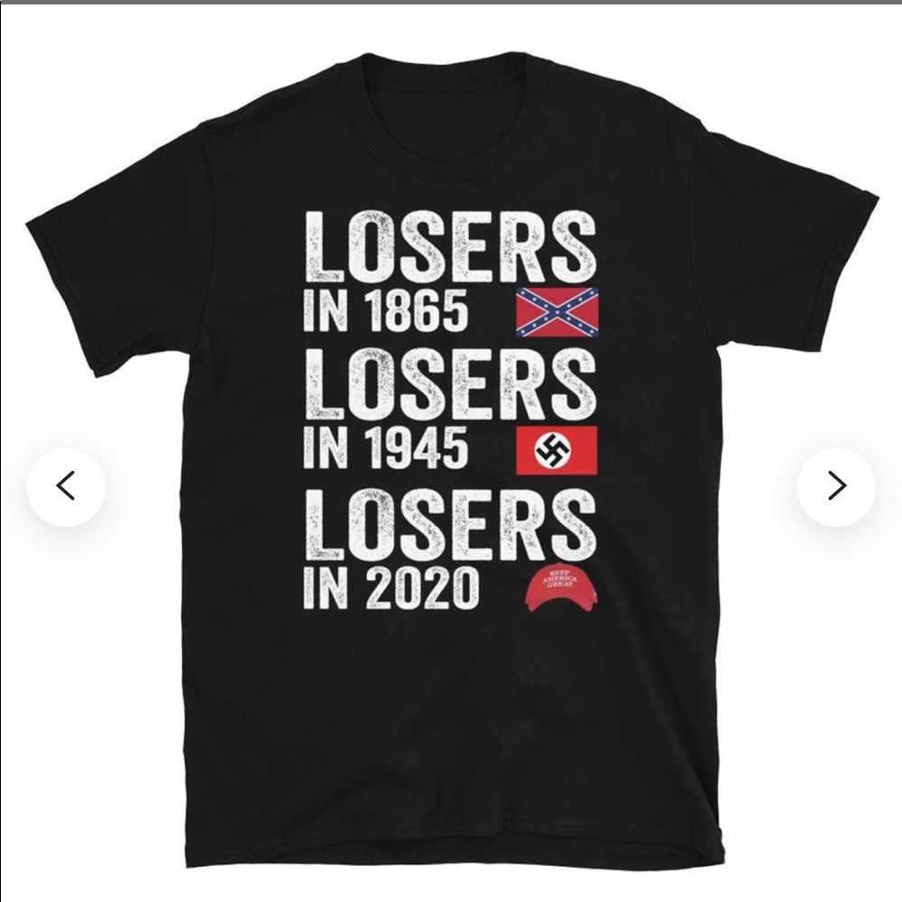 PORT AUTHORITY Graphic T Losers Size XXL Democrat Graphic T Shirt Tee NWT $30
